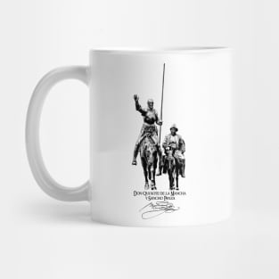 Don Quixote de la Mancha y Sancho Panza-Cervantes-Spain Mug